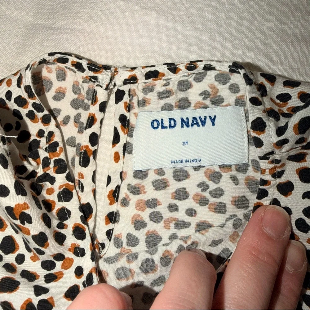 Old Navy Toddler Girls Cheetah Dress - 3T - Picture 2 of 5